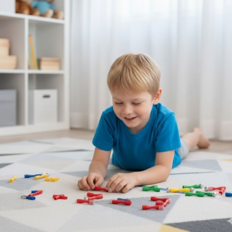 Klocki Magnetyczne Konstrukcyjne 3D 128 el. XXL