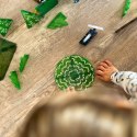  Klocki Magnetyczne Konstrukcyjne 3D Zestaw Edukacyjny Rzadkie Zwierzęta 45el.