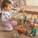  Klocki Magnetyczne Konstrukcyjne 3D Zestaw Edukacyjny Tor Kulkowy Kulodrom 113 el.