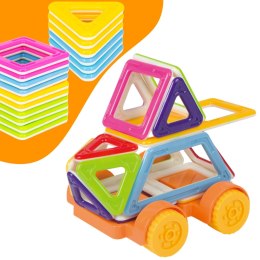  Klocki Magnetyczne Pojazd Mini Budowle STEAM 22el.