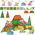  Magnetyczne Klocki Konstrukcyjne 7,5 cm Dino 30 el.
