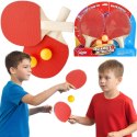  Paletki Rakietki Do Ping Pong Tenisa Stołowego Zestaw + 3 Piłeczki