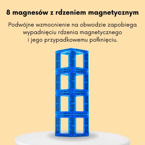  Przestrzenne Klocki Magnetyczne Nauka Liczb 70 Elementów
