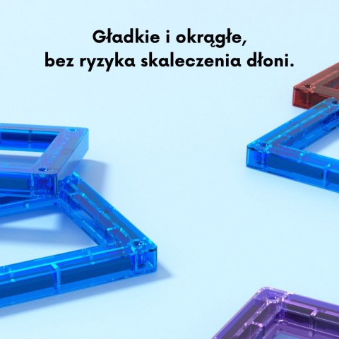  Przestrzenne Klocki Magnetyczne Nauka Liter 70 Elementów