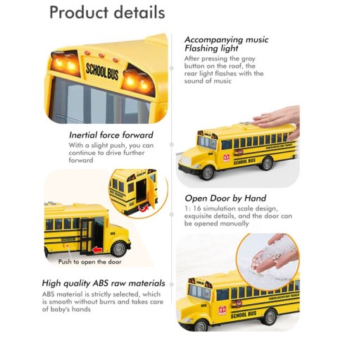  Autobus Szkolny Interaktywny Elektryczny 1:20