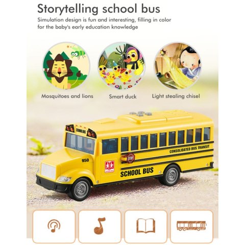 Autobus Szkolny Interaktywny Elektryczny 1:20