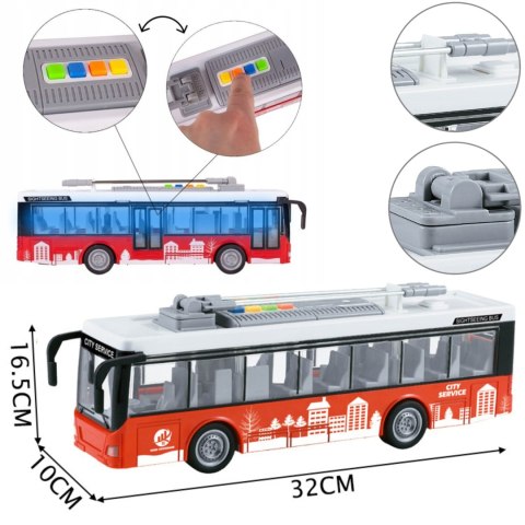  Autobus Trolejbus Interaktywy Elektryczny 1:16