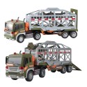  Ciężarówka Transporter Dinozaurów Auto z Dźwiękiem i Światłem