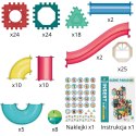  Klocki Konstrukcyjne 3D Zestaw Edukacyjny Tor Kulkowy 128el.