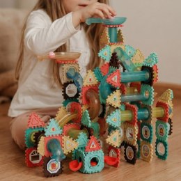  Klocki Konstrukcyjne 3D Zestaw Edukacyjny Tor Kulkowy 228el.