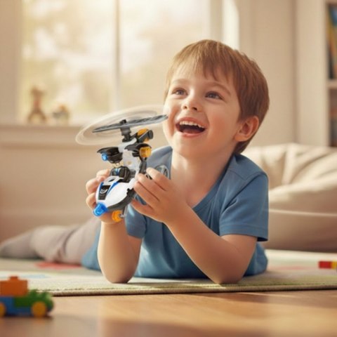  Klocki Konstrukcyjne Zbuduj Pojazdy Policyjne 8 Modeli STEAM - Zostań bohaterem miasta!