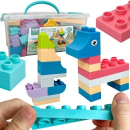  Klocki Soft Blocks Zestaw 99 Elementów w Pudełku