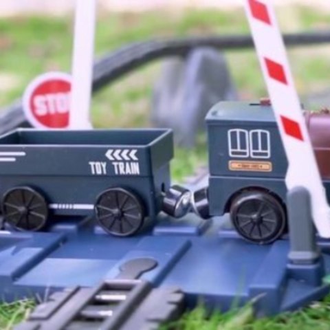 Kolejka Elektryczna Lokomotywa Towarowa Tor XXL 90 el.