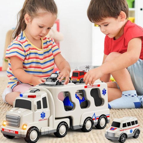  Laweta Drogowa zestaw 5 Aut - Ambulans