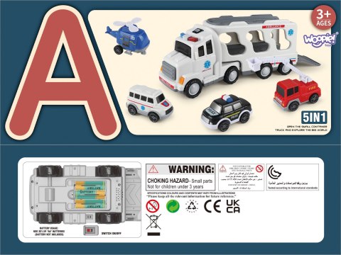  Laweta Drogowa zestaw 5 Aut - Ambulans
