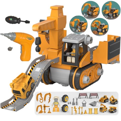  Mega Plac Budowy 5w1 Zestaw XXL do Skręcania DIY