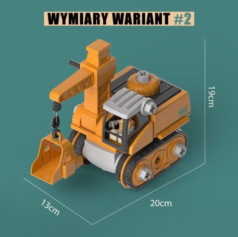  Mega Plac Budowy 5w1 Zestaw XXL do Skręcania DIY
