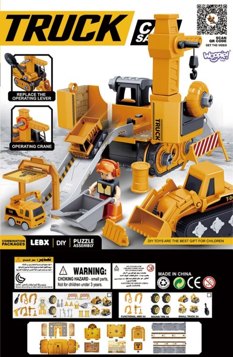  Mega Plac Budowy 5w1 Zestaw XXL do Skręcania DIY