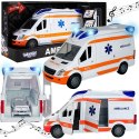  Pogotowie Karetka Ambulans Nosze w Zestawie + Sygnały Dźwiękowe I Świetlne