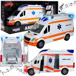  Pogotowie Karetka Ambulans Nosze w Zestawie + Sygnały Dźwiękowe I Świetlne