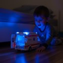 Pogotowie Karetka Ambulans Nosze w Zestawie + Sygnały Dźwiękowe I Świetlne