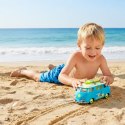  Samochód Bus Surfing Klasyczny Czerwony Ze Światłem I Dźwiękiem Model 1:14