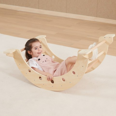  Drewniany Bujak Naturalny Montessori