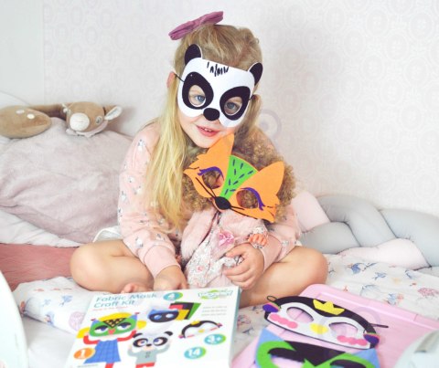  ART&FUN Zestaw Kreatywny Maski Filcowe Zrób to Sam 4 szt.