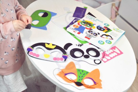  ART&FUN Zestaw Kreatywny Maski Filcowe Zrób to Sam 4 szt.