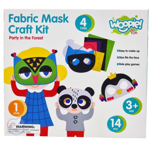  ART&FUN Zestaw Kreatywny Maski Filcowe Zrób to Sam 4 szt.