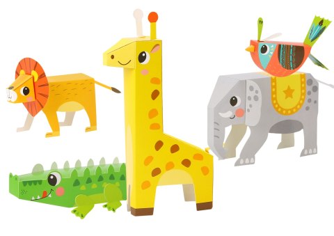  ART&FUN Zestaw Kreatywny Origami 3D Zrób to Sam 10 Zwierzaków