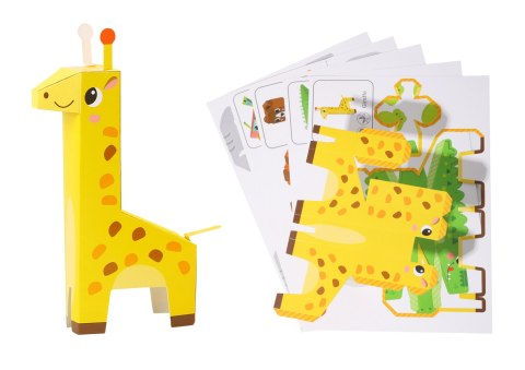  ART&FUN Zestaw Kreatywny Origami 3D Zrób to Sam 10 Zwierzaków