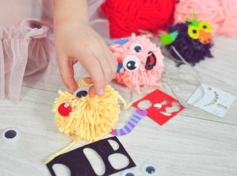  ART&FUN Zestaw Kreatywny Zrób Potworka Monster Pom