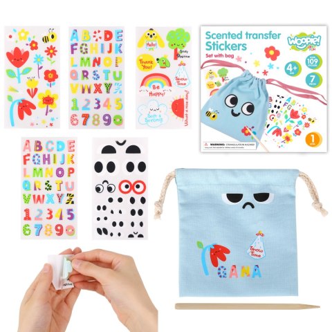  ART&FUN Zestaw Kreatywny Zrób Torebkę Dekorowanie Woreczka Imię Dziecka DIY