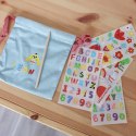  ART&FUN Zestaw Kreatywny Zrób Torebkę Dekorowanie Woreczka Imię Dziecka DIY