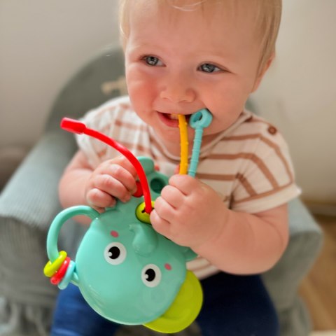  BABY Gryzak Sensoryczny Słonik Montessori 4w1
