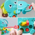  BABY Gryzak Sensoryczny Słonik Montessori 4w1