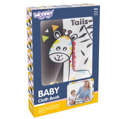  BABY Książeczka Kontrastowa Sensoryczna Dla Niemowląt