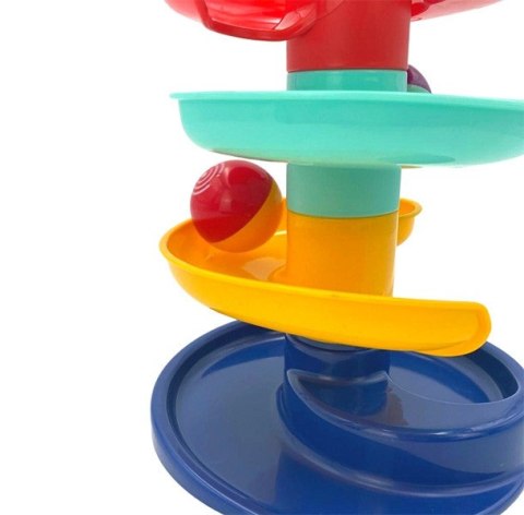  BABY Kulodrom Tor Kulkowy Zestaw Spirala + 2 Kulki
