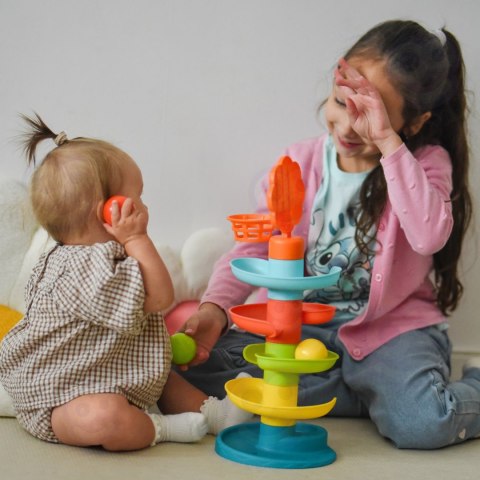  BABY Tor Zjeżdzalnia Kulek Wieża z Piłeczkami Kulodrom