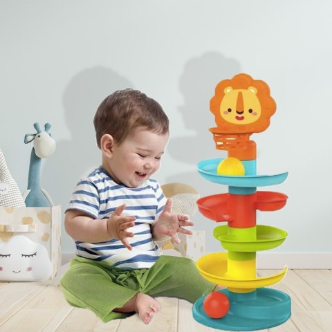 BABY Tor Zjeżdzalnia Kulek Wieża z Piłeczkami Kulodrom