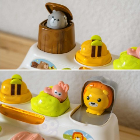  BABY Zabawka Edukacyjna Wyskakujące Zwierzątka ZOO Pop Up