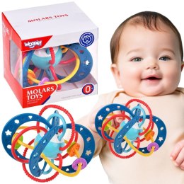  BABY Zabawka Sensoryczna 2w1 Gryzak Grzechotka Montessori