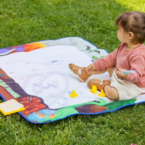  Magiczna Mata Wodna do Malowania XXL Pieczątki Cyferki 100x80 cm