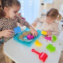  Piasek Kinetyczny 0,5 kg Zestaw Stolik z Foremkami