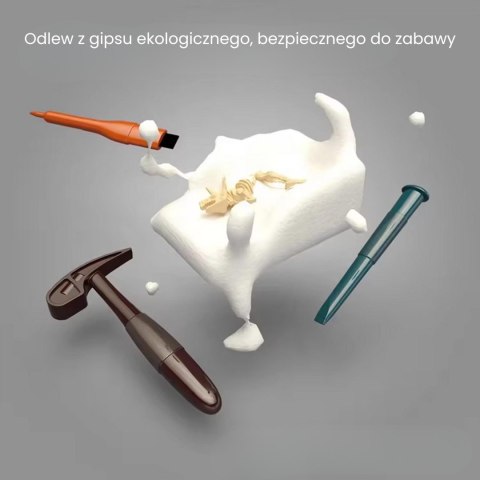  Wykopalisko "Mały Archeolog" 6 Szkieletów Dinozaurów