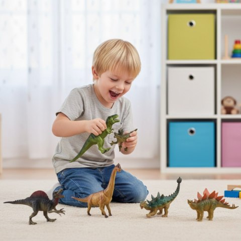  Zestaw Figurek Dinozaurów 6 Sztuk T-Rex