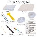  Zestaw Kreatywny z Farbami DIY Zrób Odlewy Gipsowe Figurki i Pomaluj - Zestaw Świąteczny