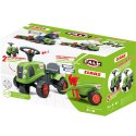 FALK Traktorek Baby Claas Zielony z Przyczepką + akc. od 1-3 lat