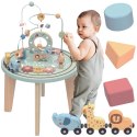 TOOKY TOY Drewniany Stół Aktywności Montessori Pętla Motoryczna